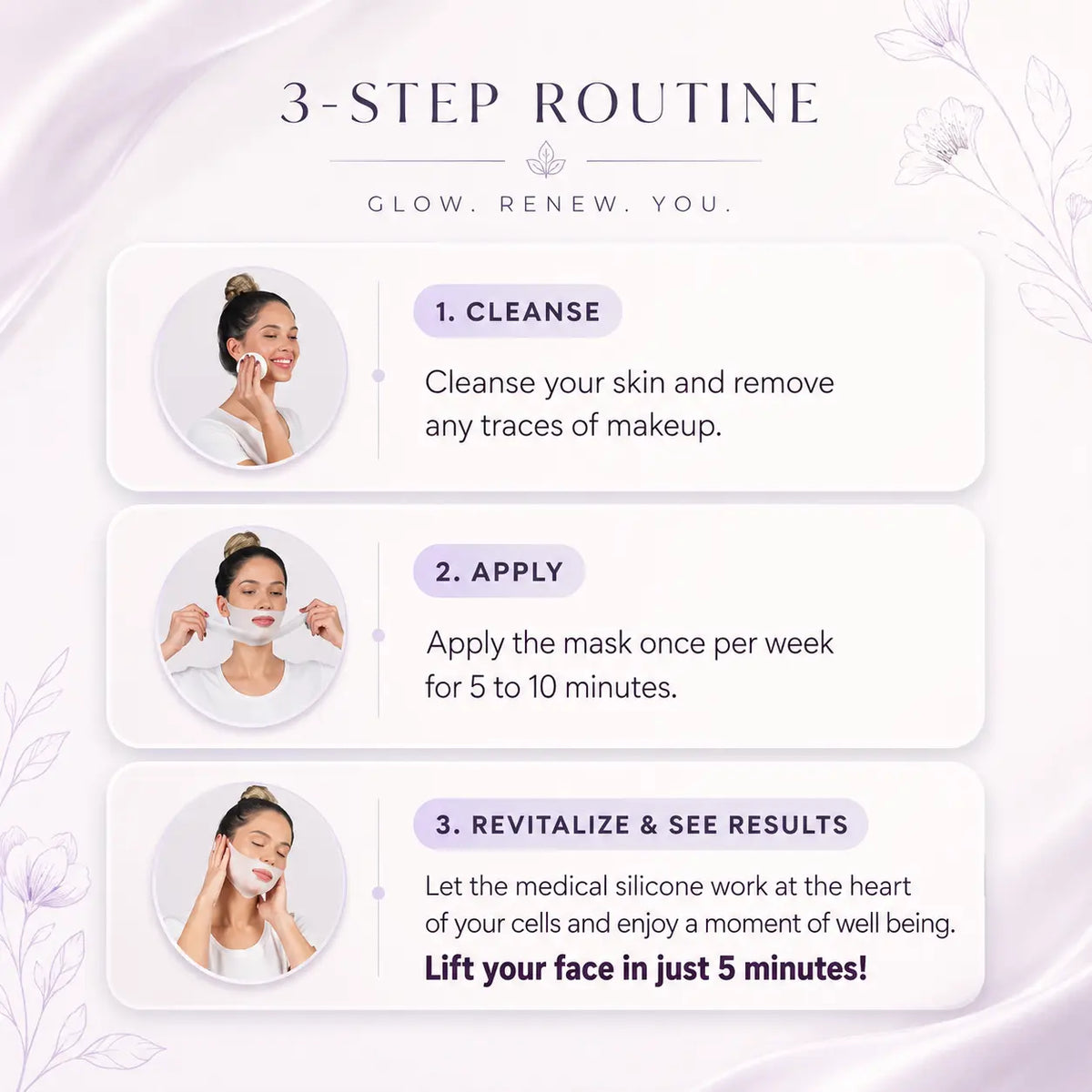Cleanse, apply, relax — let your routine do the work