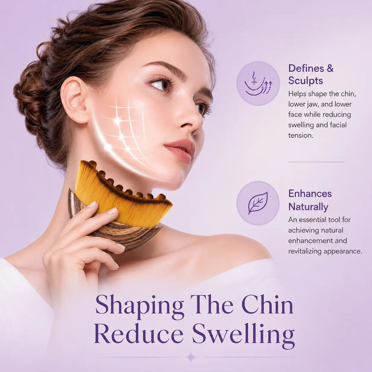 Sculptics Lymphatic Contour Face Brush