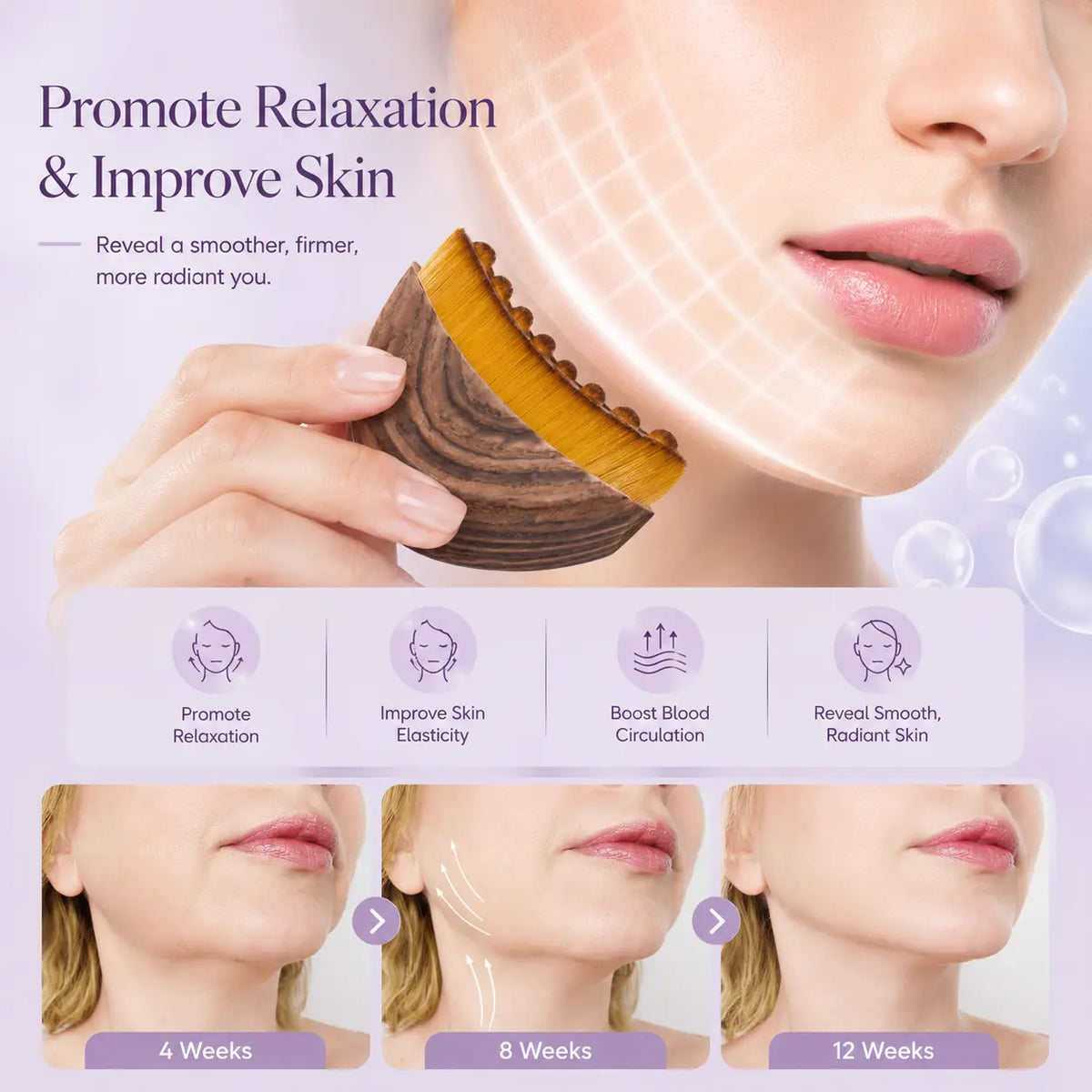 Sculptics Lymphatic Contour Face Brush